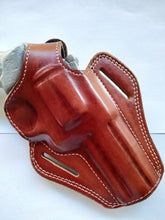 Load image into Gallery viewer, Handcrafted Leather Belt owb Holster For Smith and Wesson 686 4 inch (R.H)