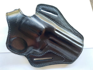 Leather Belt owb Holster For Colt Trooper 357 Magnum 4 inch barrel