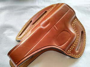 Cal38 | Leather Belt owb Holster for Glock 42