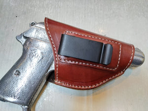 Cal38 | Leather Belt iwb Holster For Beretta Model 70,71 