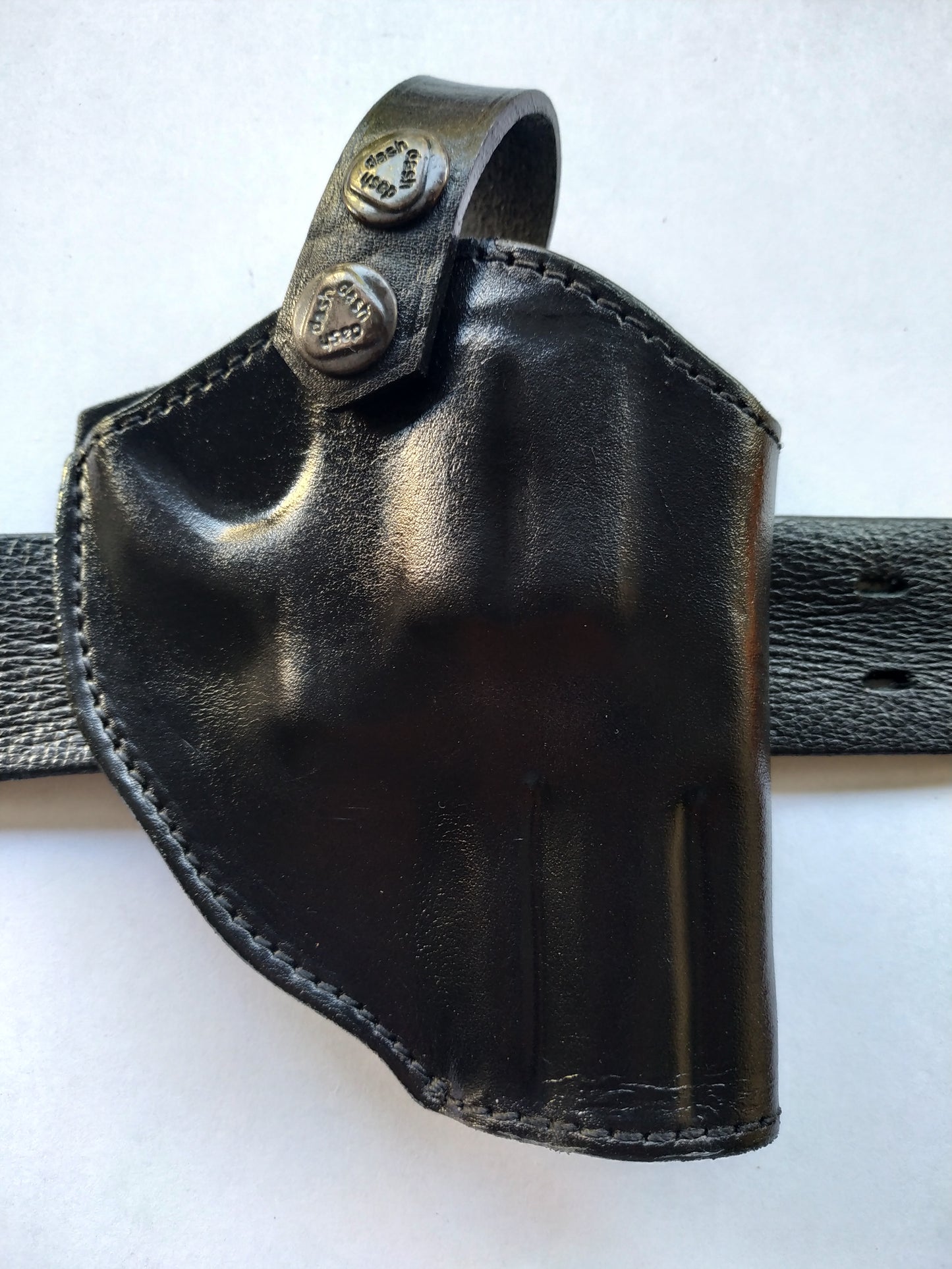Cal38 | Leather Two Position Belt Holster For Smith and Wesson 686 Snub Nose 
