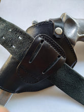 Load image into Gallery viewer, Cal38 | Leather Two Position Belt Holster For Smith and Wesson 686 Snub Nose 