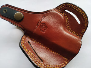 Cal38 | Leather Belt owb Holster  Sig Sauer P938