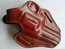 Load image into Gallery viewer, Cal38 Leather | 357 Magnum Revolver 4 inch Barrel Leather Belt OWB Holster