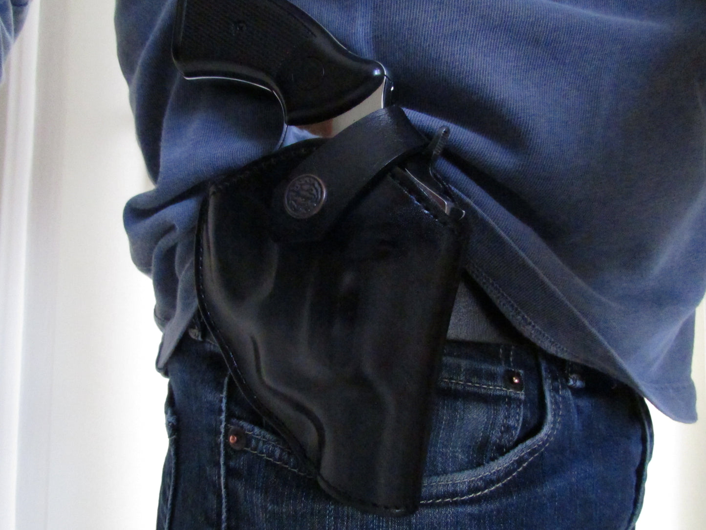  Leather Two Position Handmade Holster For Taurus Model 85 I Cal38 Leather 