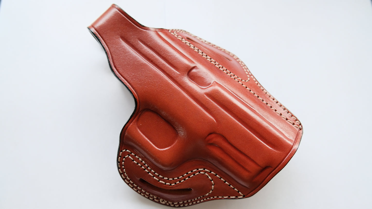 Leather Belt Holster For Springfield XD 9mm 4 inch 