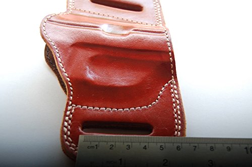 Cal38 | Leather Belt Slide Holster for Bersa Thunder 380 CC 