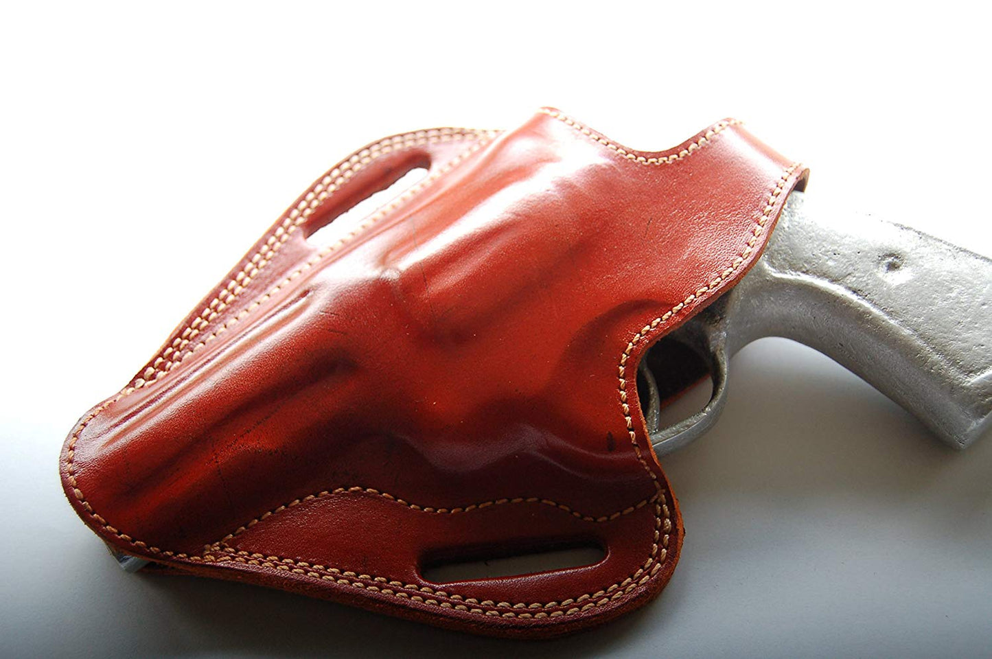 Cal38 Leather Belt Holster for Taurus Tracker 44 Magnum 4" Barrel