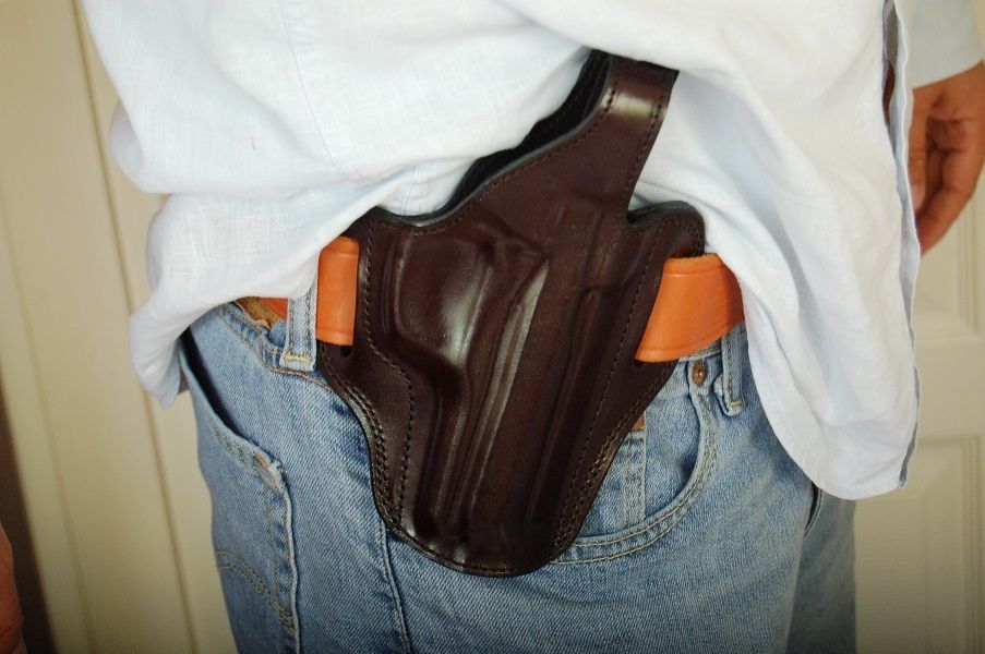 Leather Belt owb Holster For Beretta M9