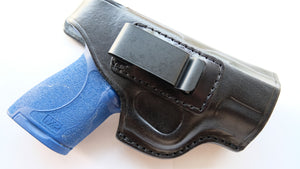 Cal38 Leather IWB Holster For Smith and Wesson M&P9 Shield