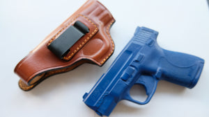 Cal38 Leather IWB Holster For Smith and Wesson M&P9 Shield
