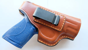 Cal38 Leather IWB Holster For Smith and Wesson M&P9 Shield